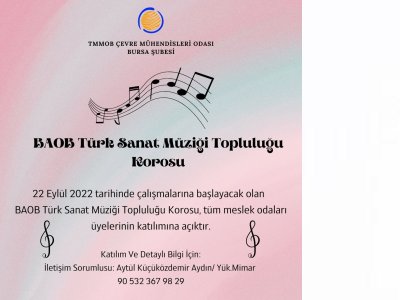 BAOB TÜRK SANAT MÜZİĞİ TOPLULUĞU KOROSU