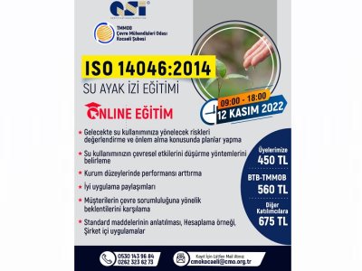 ISO 14046 SU AYAK İZİ BİLGİLENDİRME EĞİTİMİ