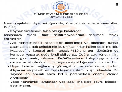 EKOLOJİK YIKIMLA MÜCADELE HAFTASI VE DÜNYA ÇEVRE GÜNÜ