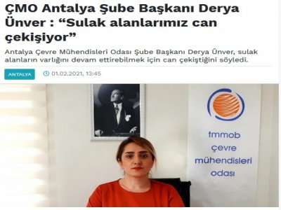 2 ŞUBAT DÜNYA SULAK ALANLAR GÜNÜ HAKKINDA BASIN AÇIKLAMASINDA BULUNDUK