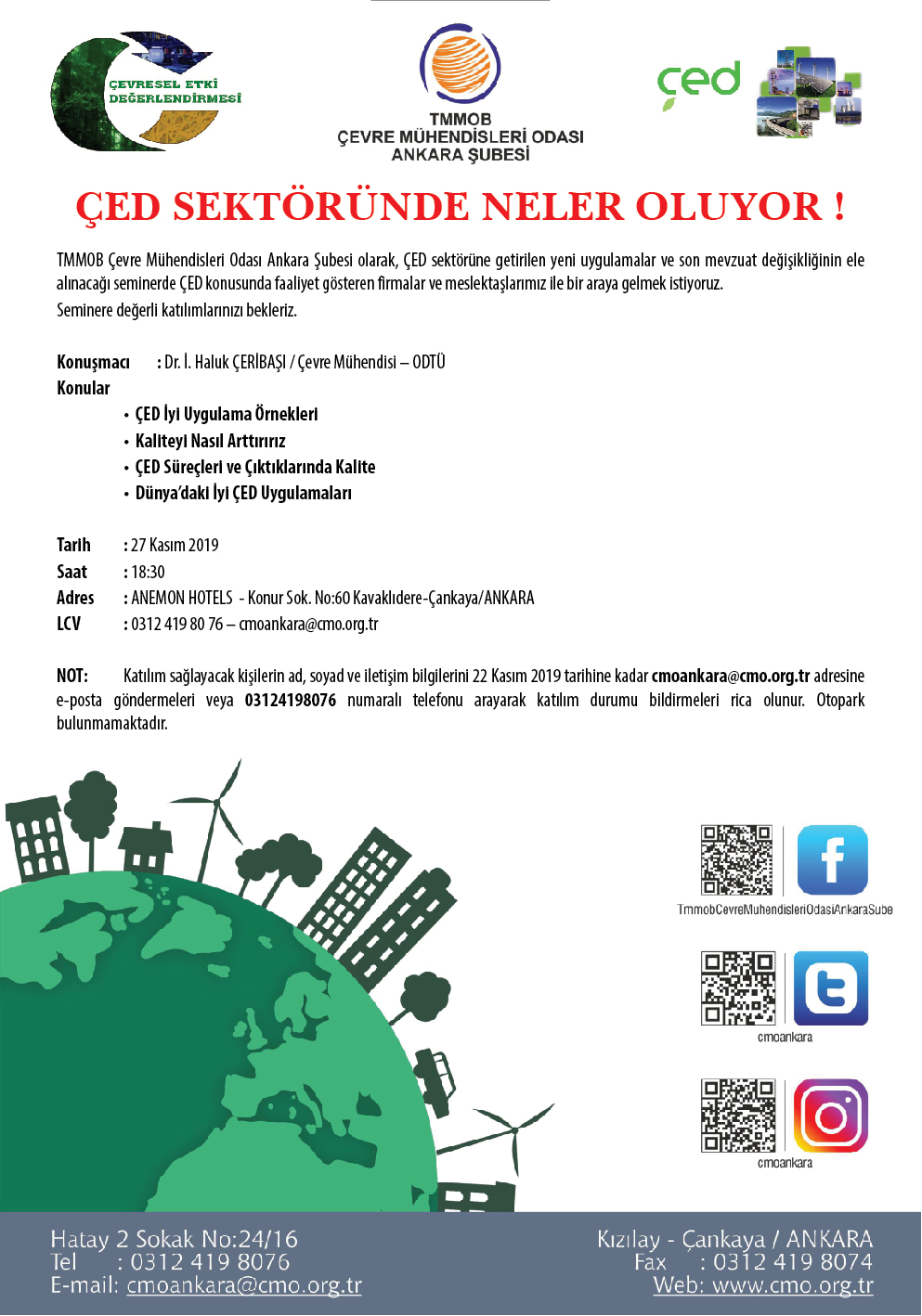 ÇED SEKTÖRÜNDE NELER OLUYOR 