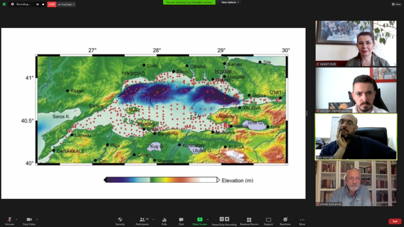 “MARMARA DENİZİ GÜNCESİ” ÇEVRİMİÇİ SÖYLEŞİ YOĞUN KATILIM İLE GERÇEKLEŞTİRİLDİ