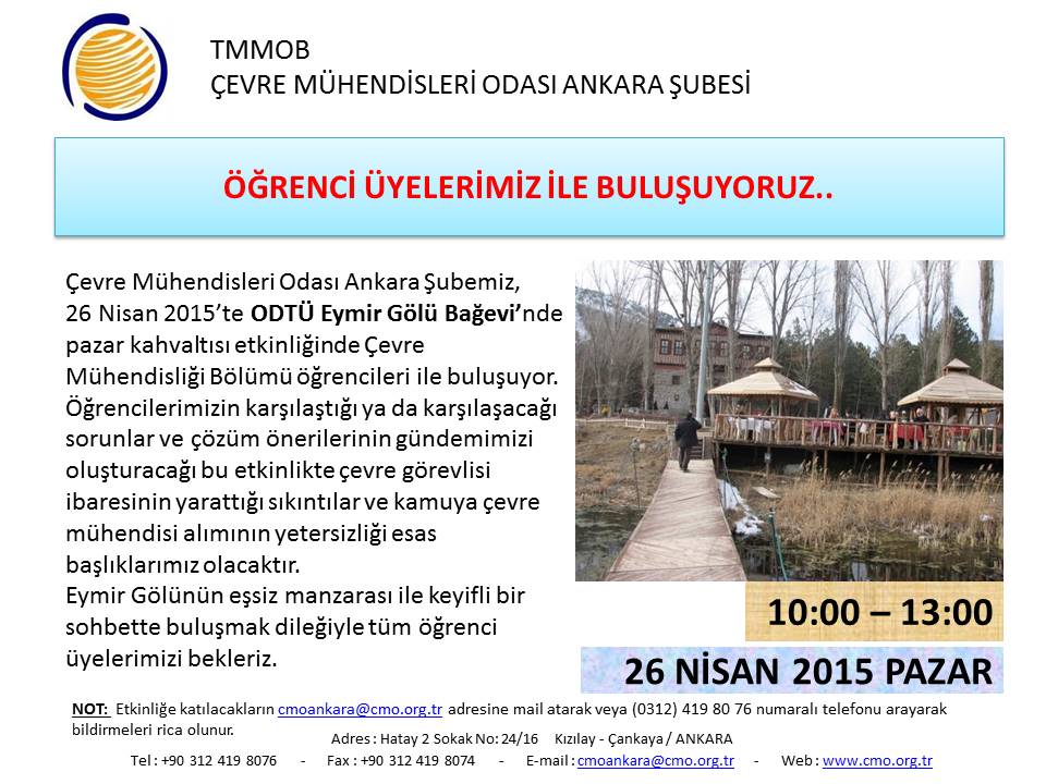ÖĞRENCİ ÜYELERİMİZ İLE BULUŞUYORUZ