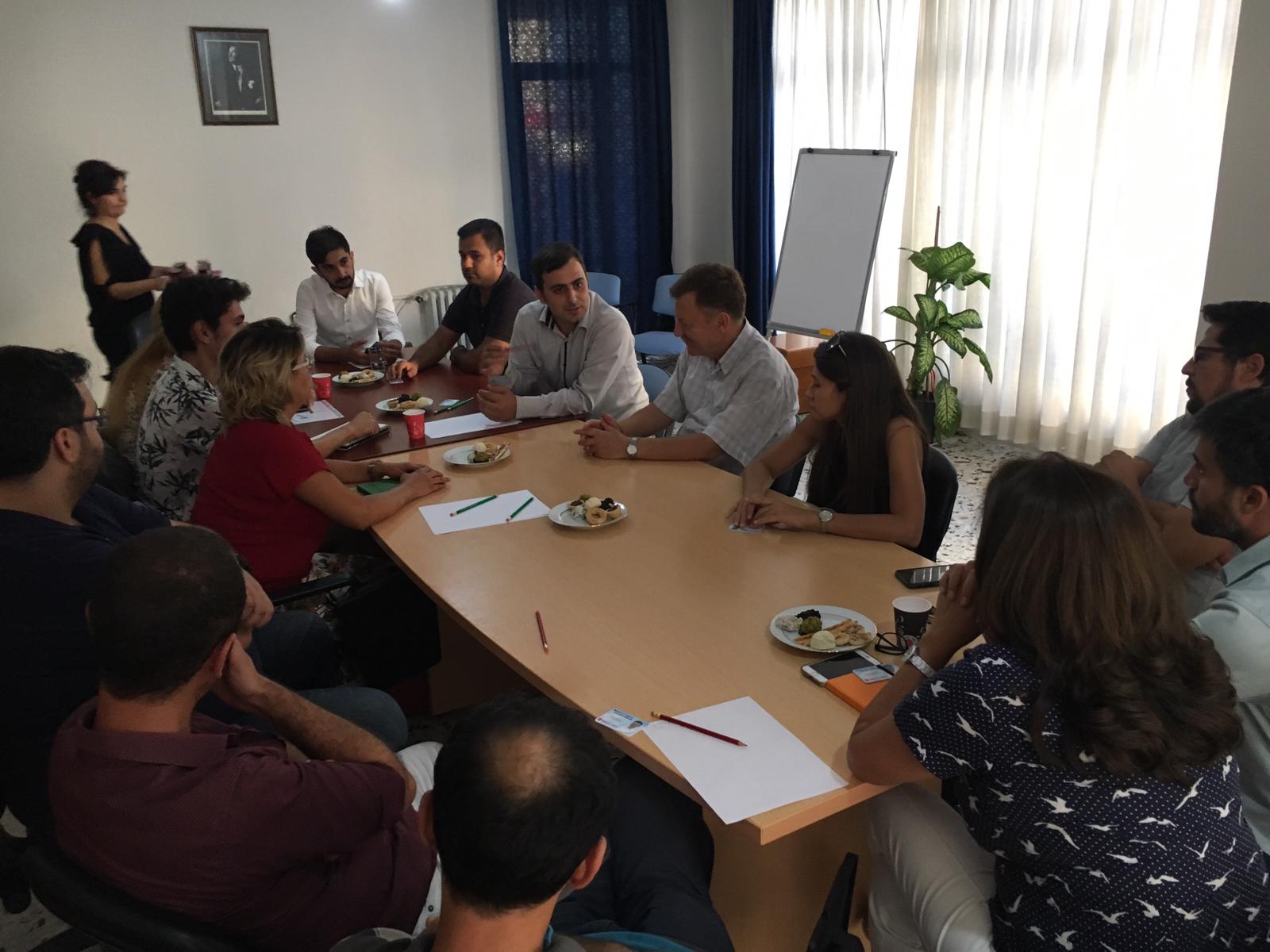 MERSİN BÜYÜKŞEHİR BELEDİYE BAŞKAN ADAY ADAYIPROF.DR.AYTUĞ ATICI ODAMIZI ZİYARET ETTİ.