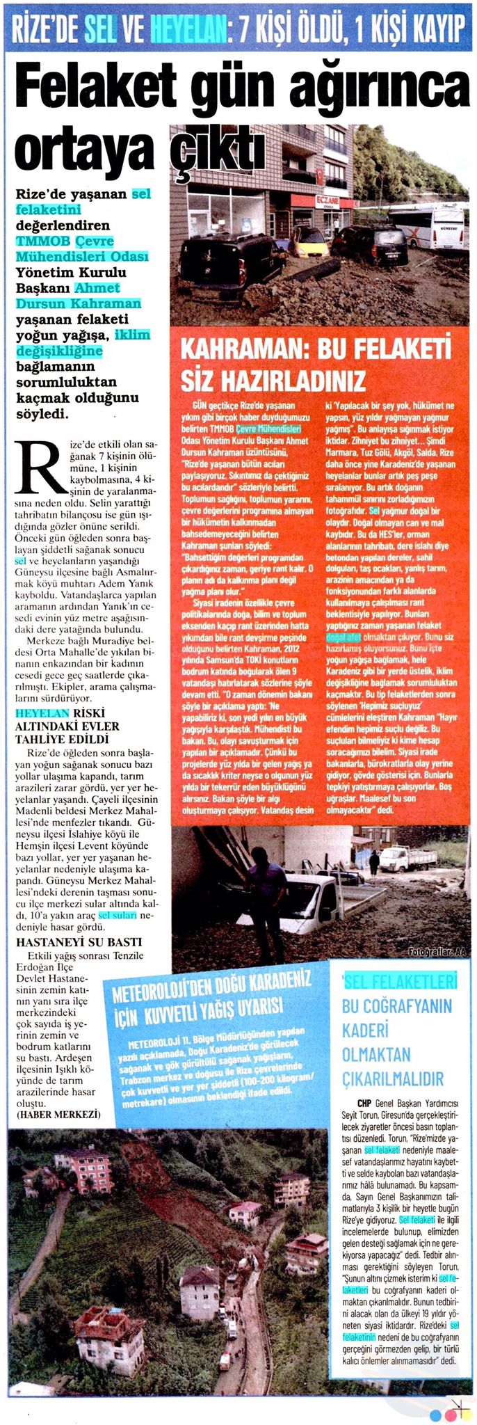 Bu felaketi siz hazırladınız!EVRENSEL)