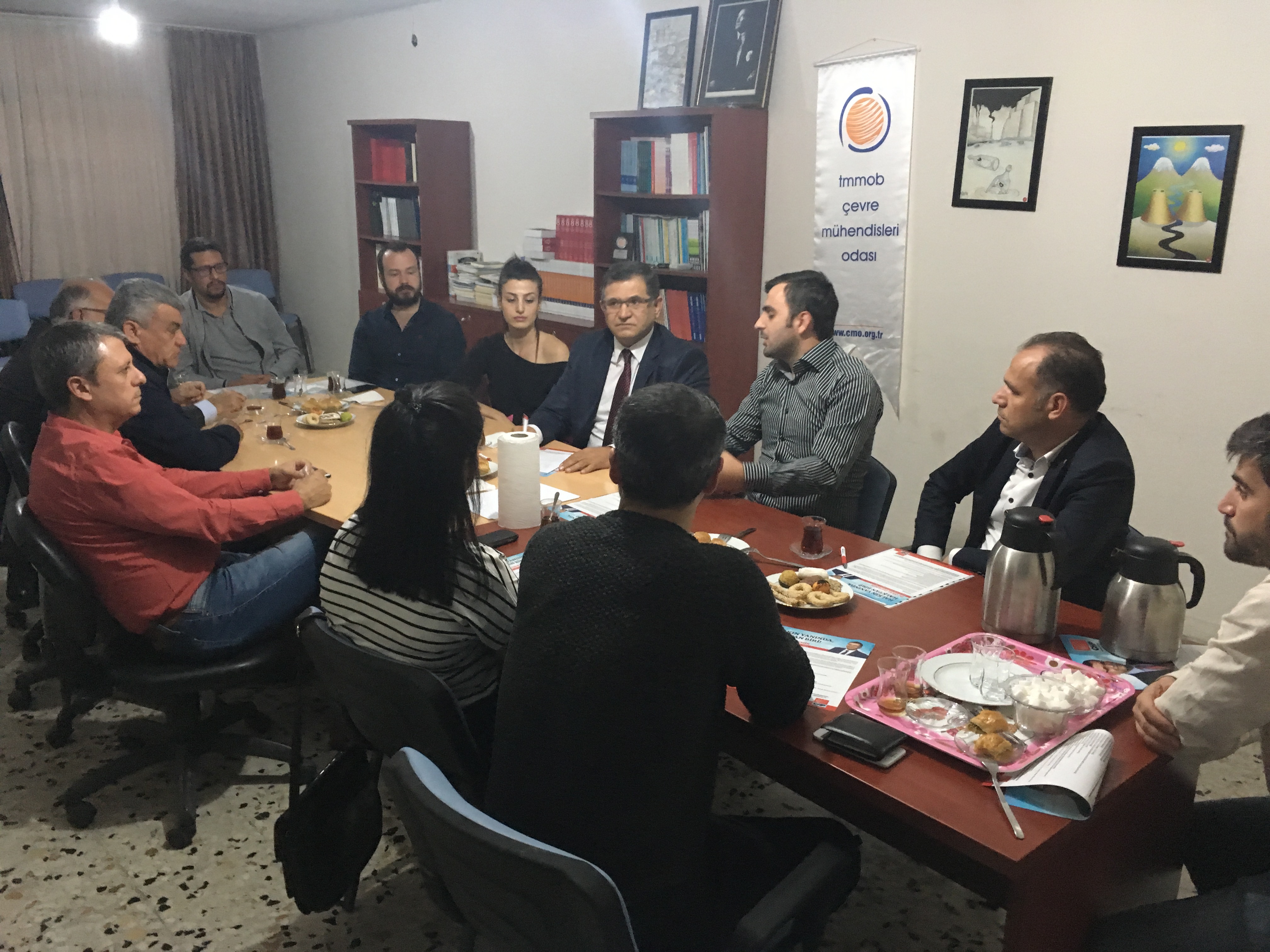 MERSİN YENİŞEHİR BELEDİYE BAŞKANI ADAY ADAYI DR. ÖNAL ÖZDEMİR ODAMIZI ZİYARET ETTİ.