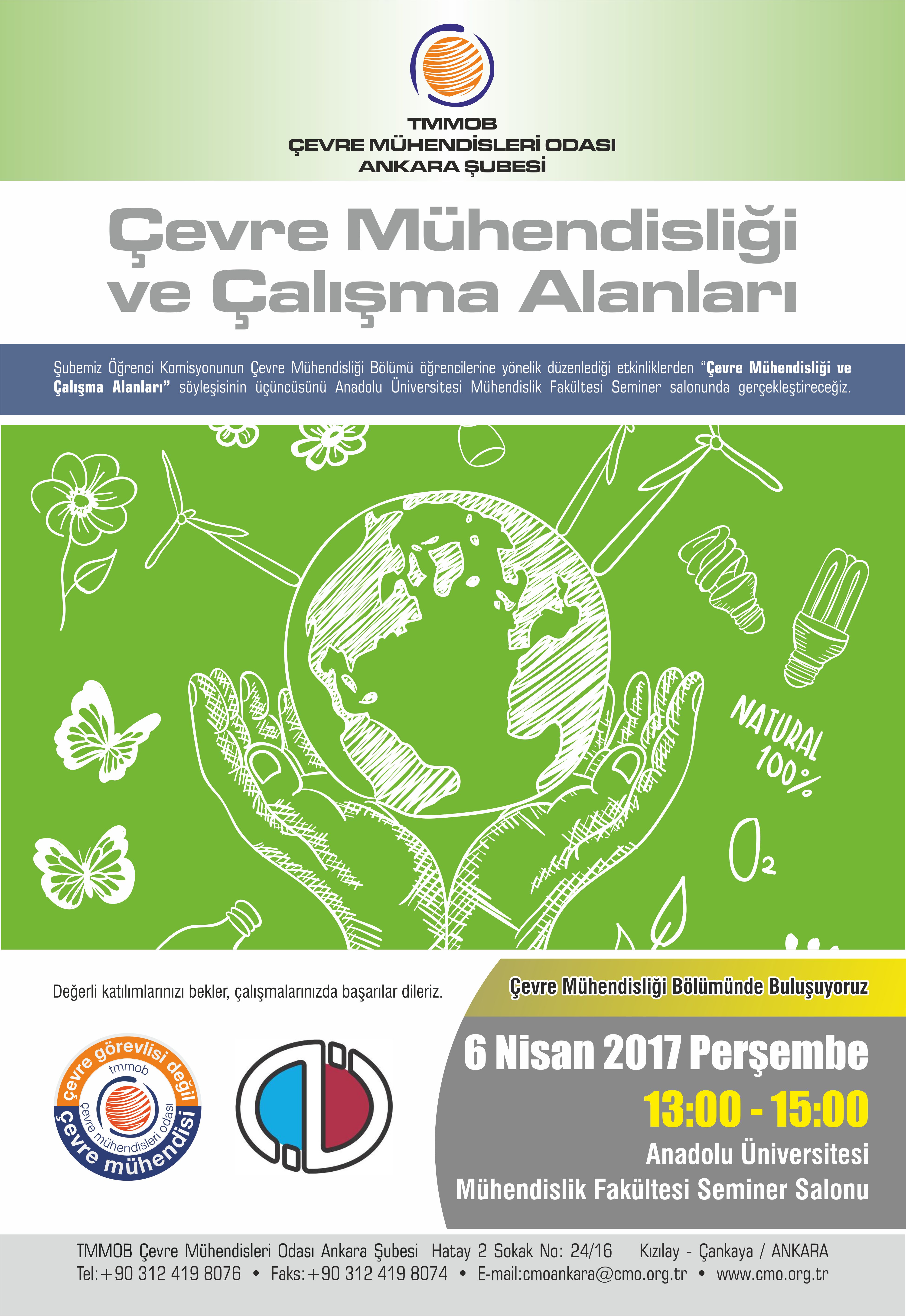 ANADOLU ÜNİVERSİTESİ ÇEVRE MÜHENDİSLİĞİ BÖLÜMÜ ÖĞRENCİLERİ İLE BULUŞUYORUZ