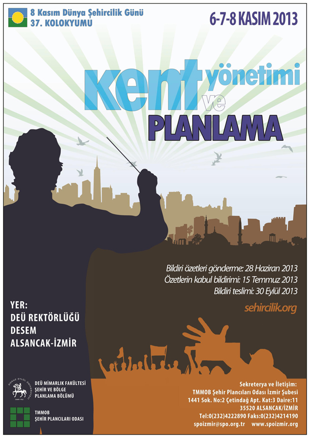 DÜNYA ŞEHİRCİLİK GÜNÜ 37. KOLOKYUMU ÇAĞRISI