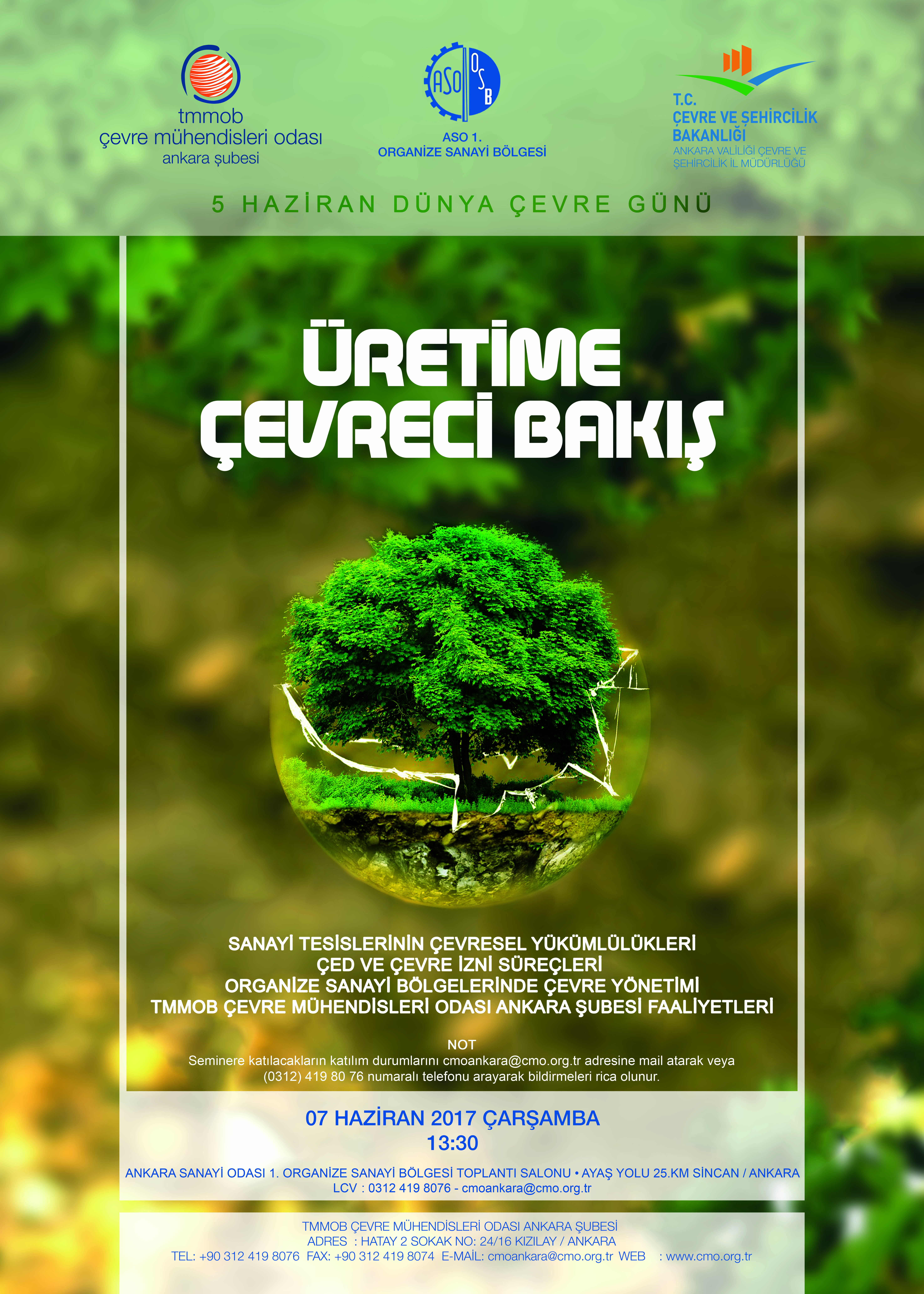 ÜRETİME ÇEVRECİ BAKIŞ SEMİNERİ