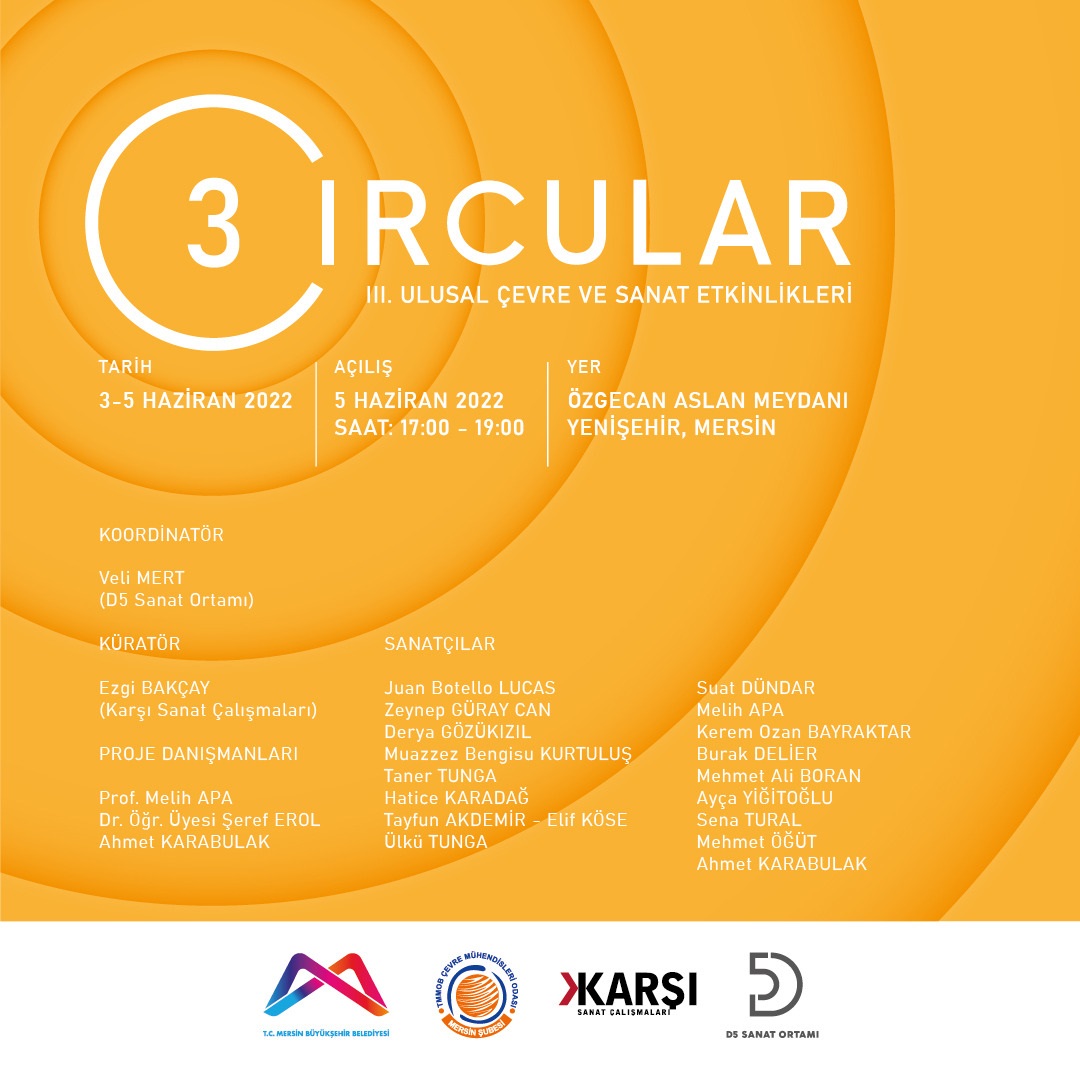 5 HAZİRAN EKOLOJİK YIKIMLA MÜCADELE HAFTASI `CİRCULAR III. ULUSAL ÇEVRE VE SANAT SERGİSİ` VE ` ÇOCUK AKADEMİSİ 5. BİLİM ŞENLİĞİ` 